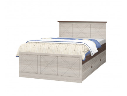 Кровать с ящиком Калипсо ИД 01.502+01.502А, 200х120 см